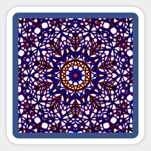 Kaleidoscope 321 Unique Gift by Kristalin Davis Sticker